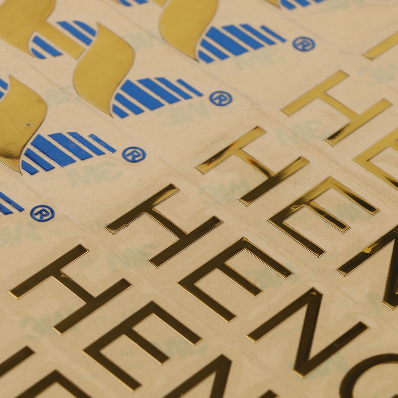 廠家批發銅質分體字標簽定制自粘電鑄金屬標簽貼LOGO金屬銅標牌定制